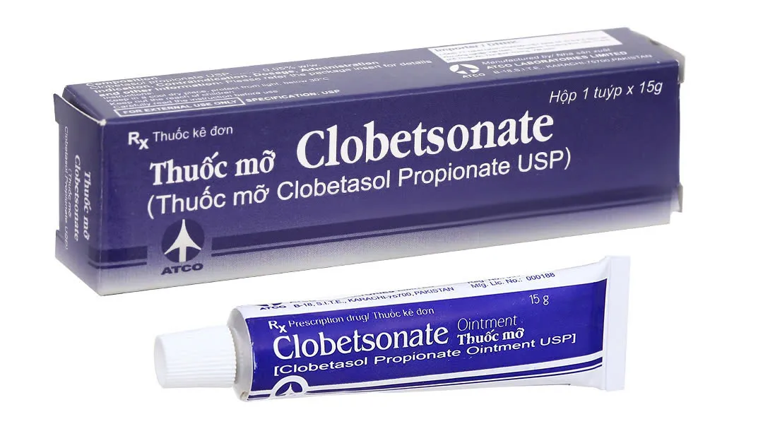 Clobetsonate Atco (T/15gr) – Kem bôi da chống viêm, ngứa nặng hiệu quả